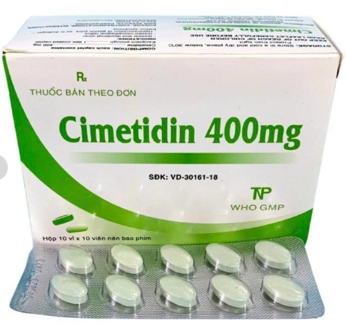 CIMETIDINE 400mg (Nén, H/100v)